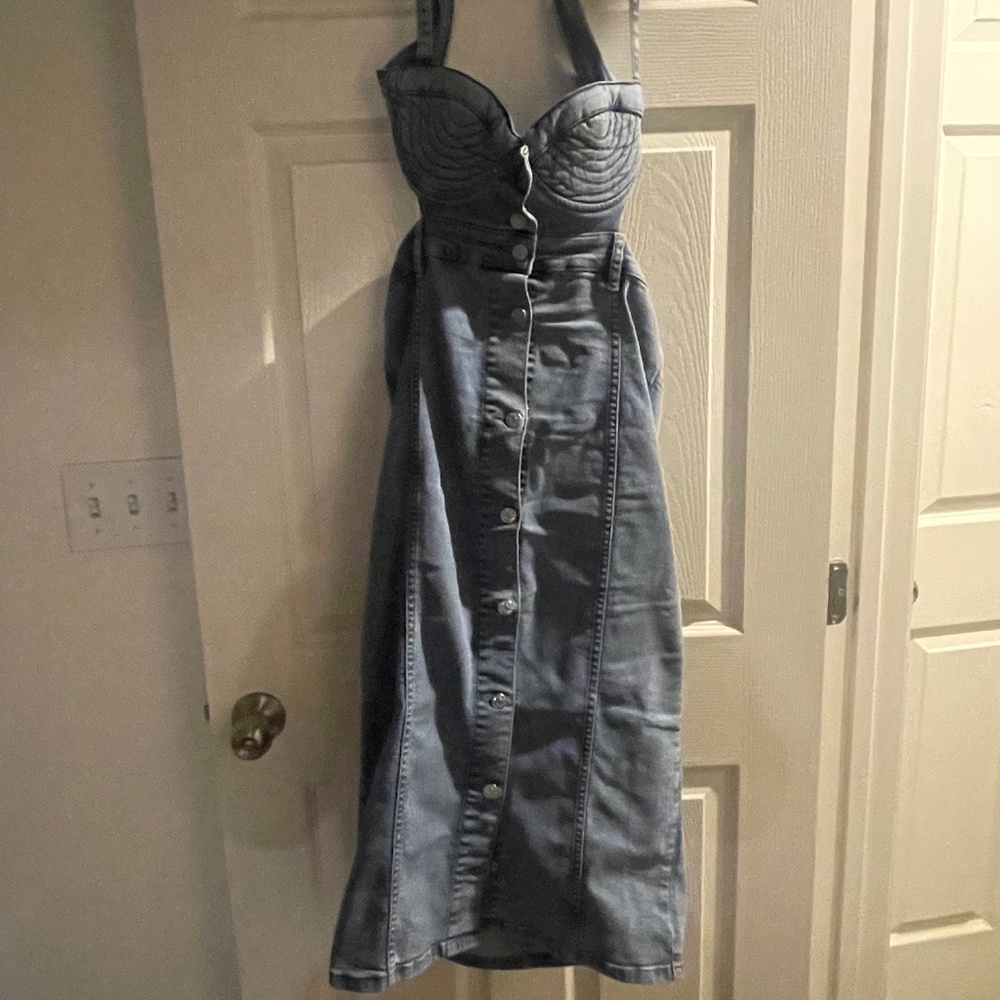 Moschino denim dress